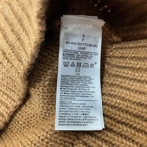 GAP Wool Alpaca Blend Turtleneck Sweater - Picture 5 of 5